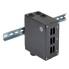 Serveredge Din Rail Mount Enclosure - 6 Port SC Duplex/LC Quad

